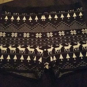 Warm Christmas PJ Shorts
